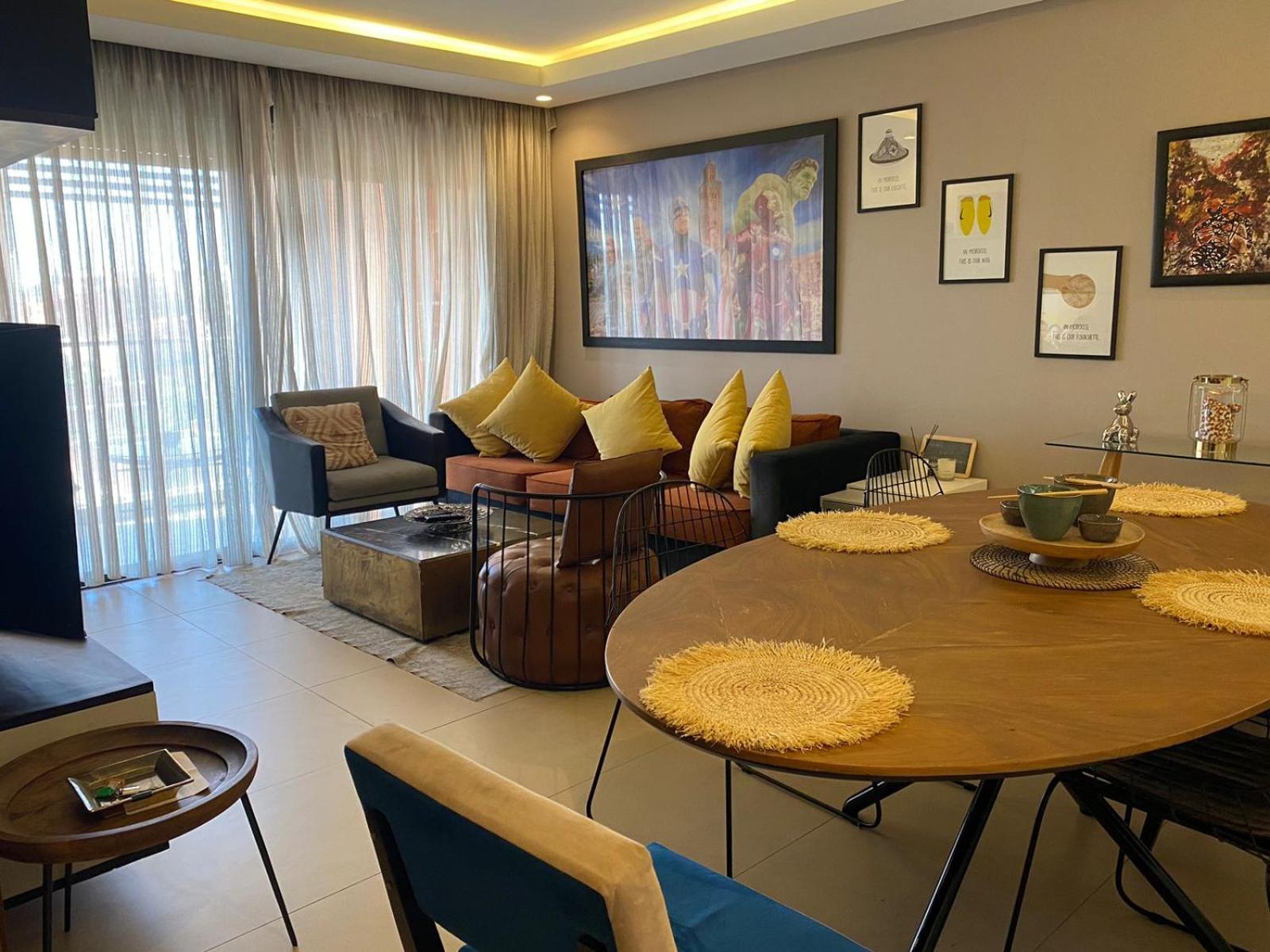 Luxueux Appart Hivernage Avec Vue Sur L"Atlas Марракеш Экстерьер фото